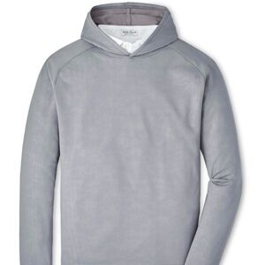 Peter Millar Men's XXL Oslo Grey Pine Camo Performance Hoodie MSRP $150